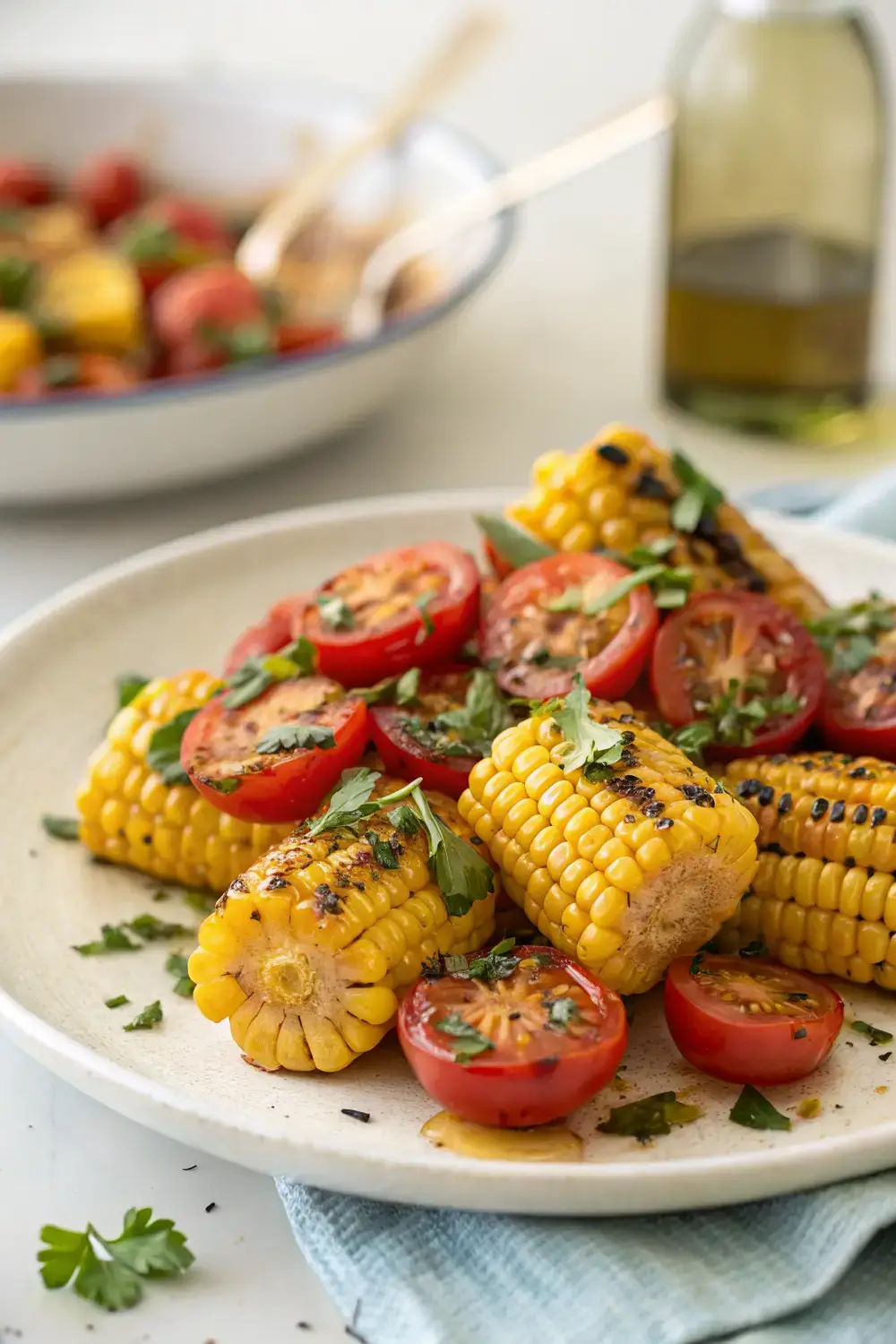 Easy Grilled Corn and Tomato Salad for the Perfect Cookout