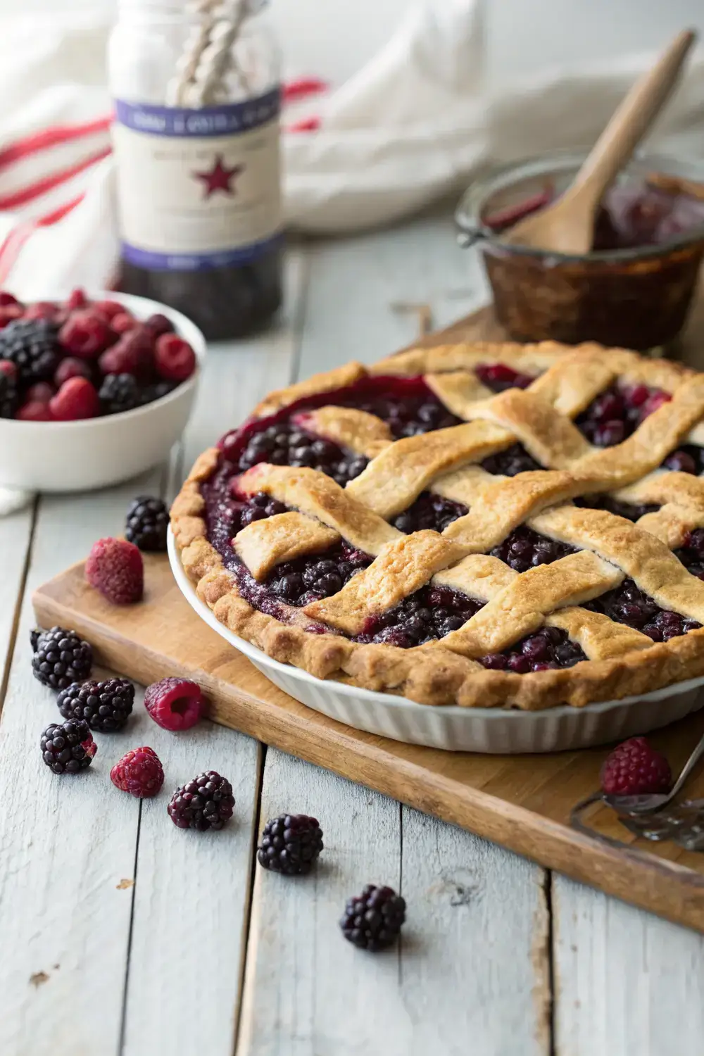 The Ultimate Homemade Blackberry Pie for Your 4th of July Dessert Table